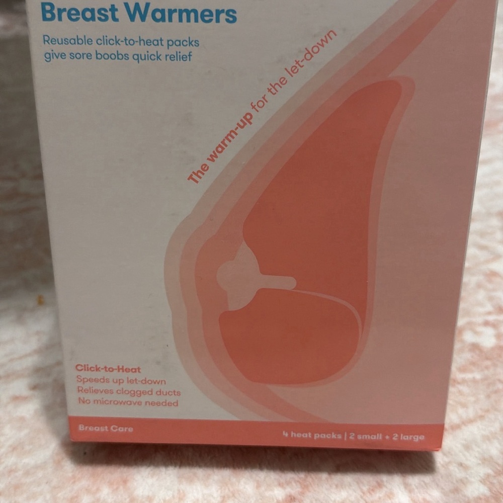 Breast Warmers - Reusable Click-to-Heat Packs